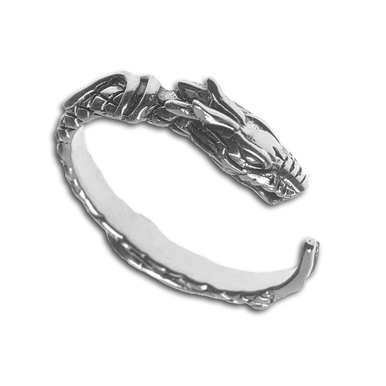 Fish Dragon Opening Ring, Koi Fish Dragon Ring, 925 Sterling Silver outlet Dual Fish Men Ring, Four Dragon Silver Gold Occult Jewelry, Fantasy Ring