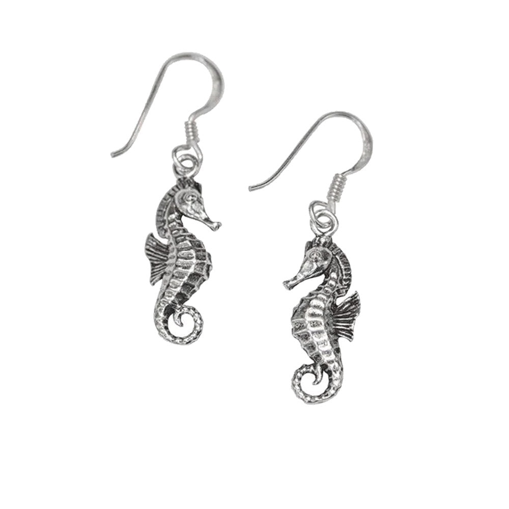 Sterling silver sale seahorse earrings