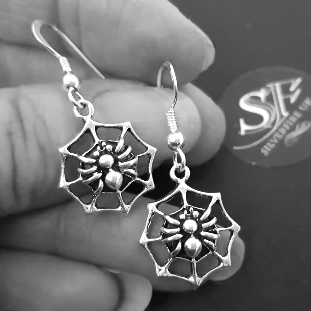 Sterling silver gothic on sale earrings