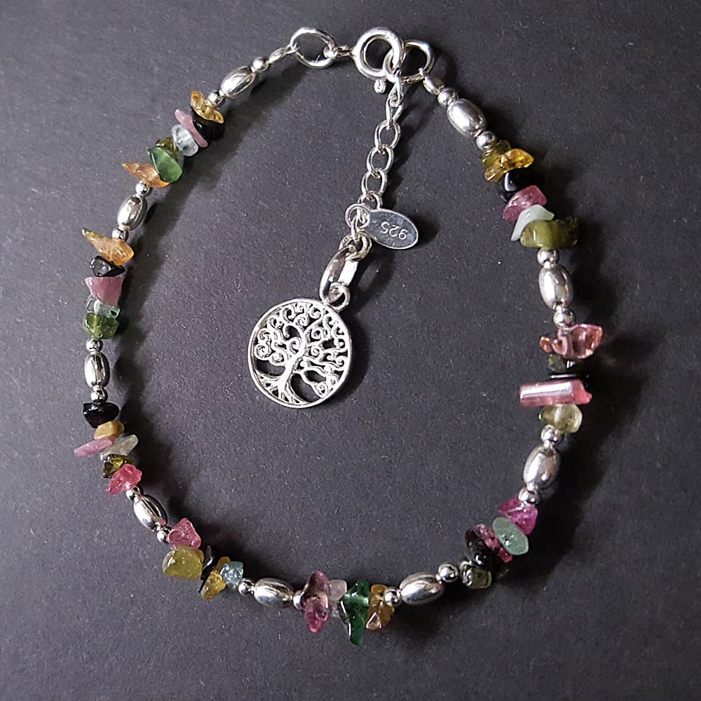 Silver on sale tourmaline bracelet