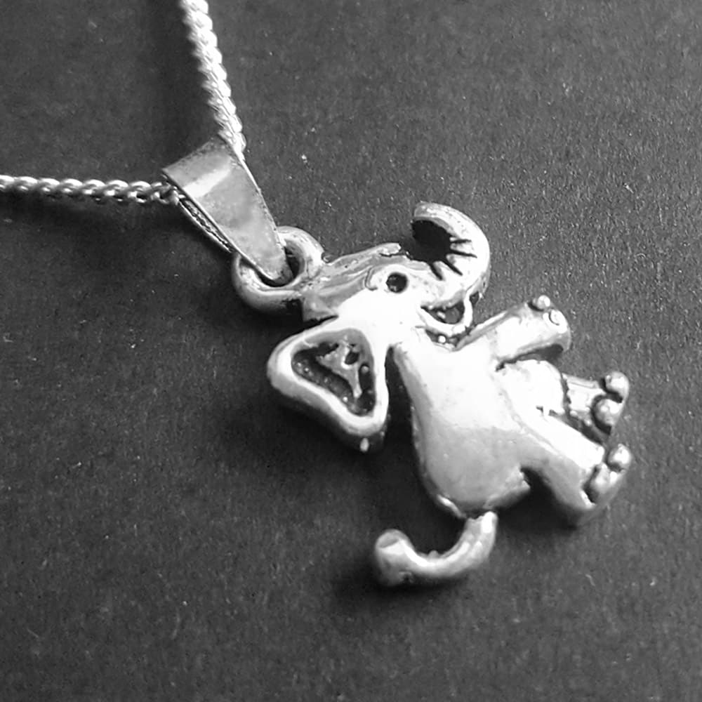 Sterling silver sales baby necklace