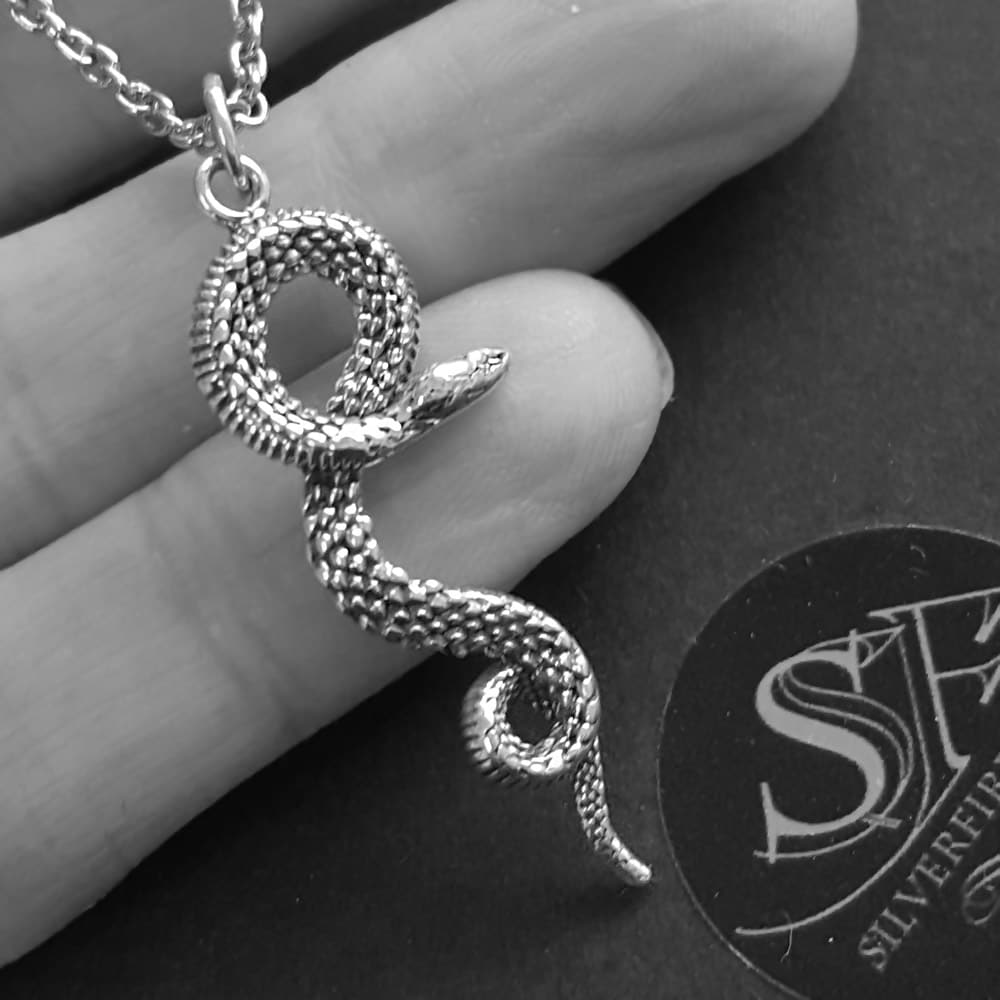 Snake necklace sale mens