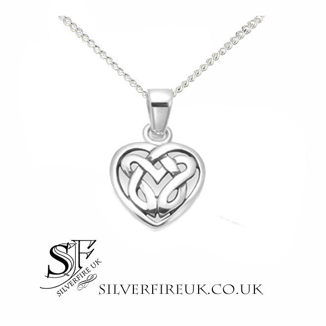 Celtic on sale heart necklace