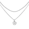 choker necklace pentagram jewellery 