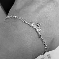 NEW: Silver Hare Bracelet