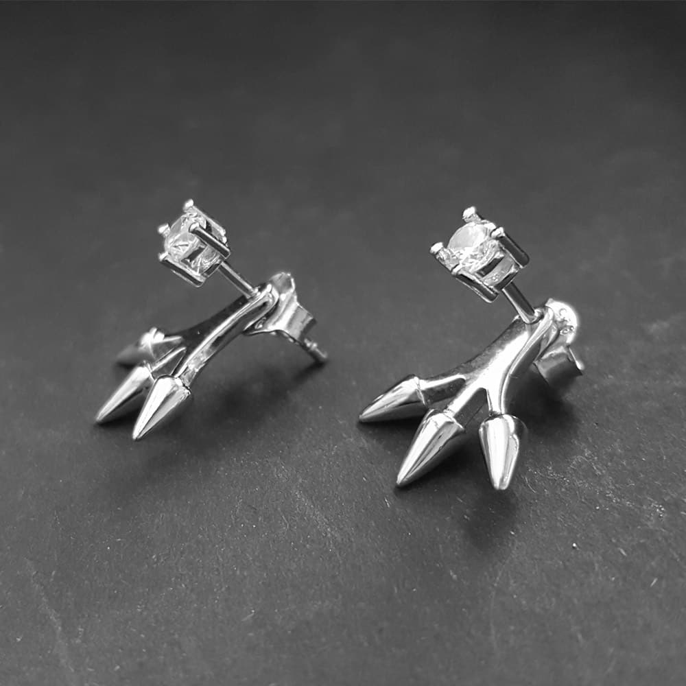 Sterling silver hot sale jacket earrings