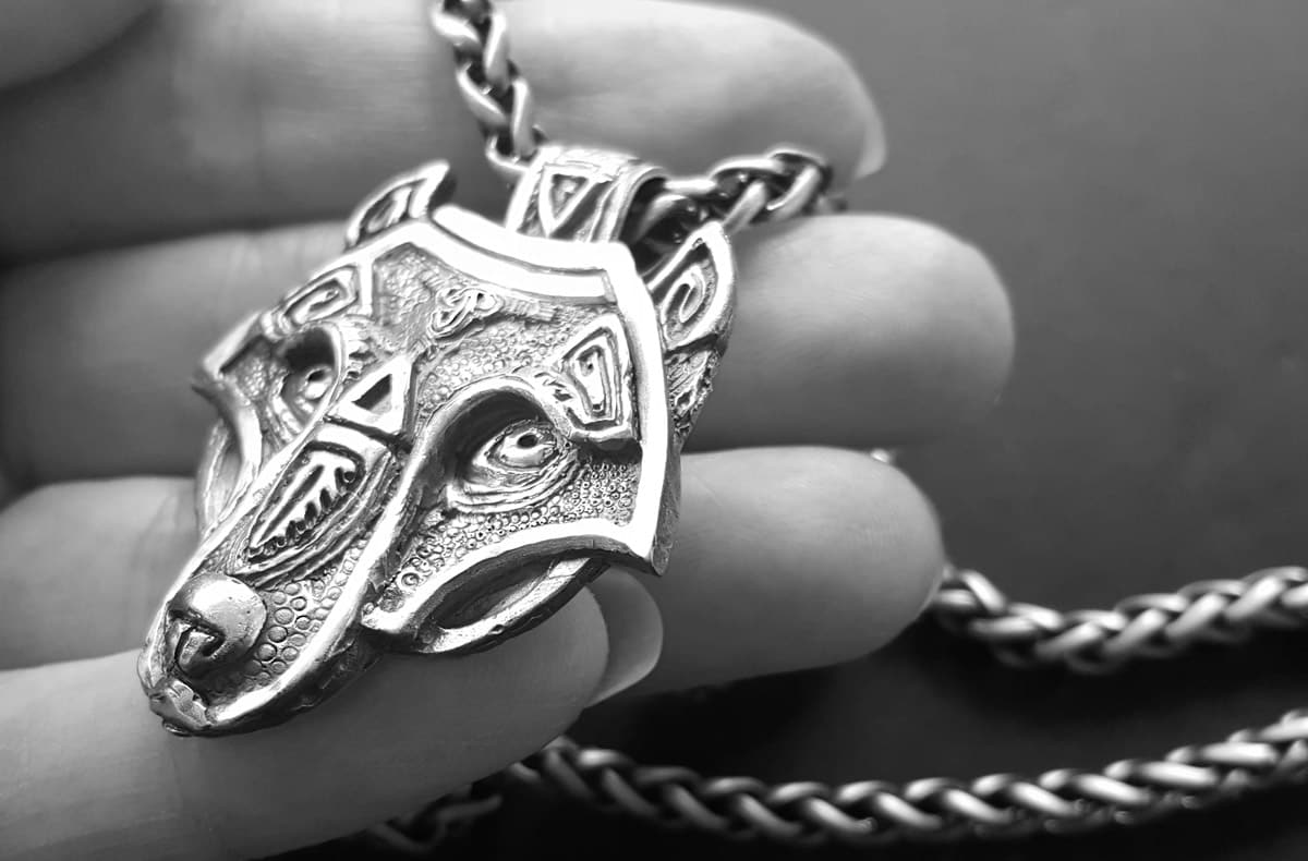 Silver 2024 viking chain