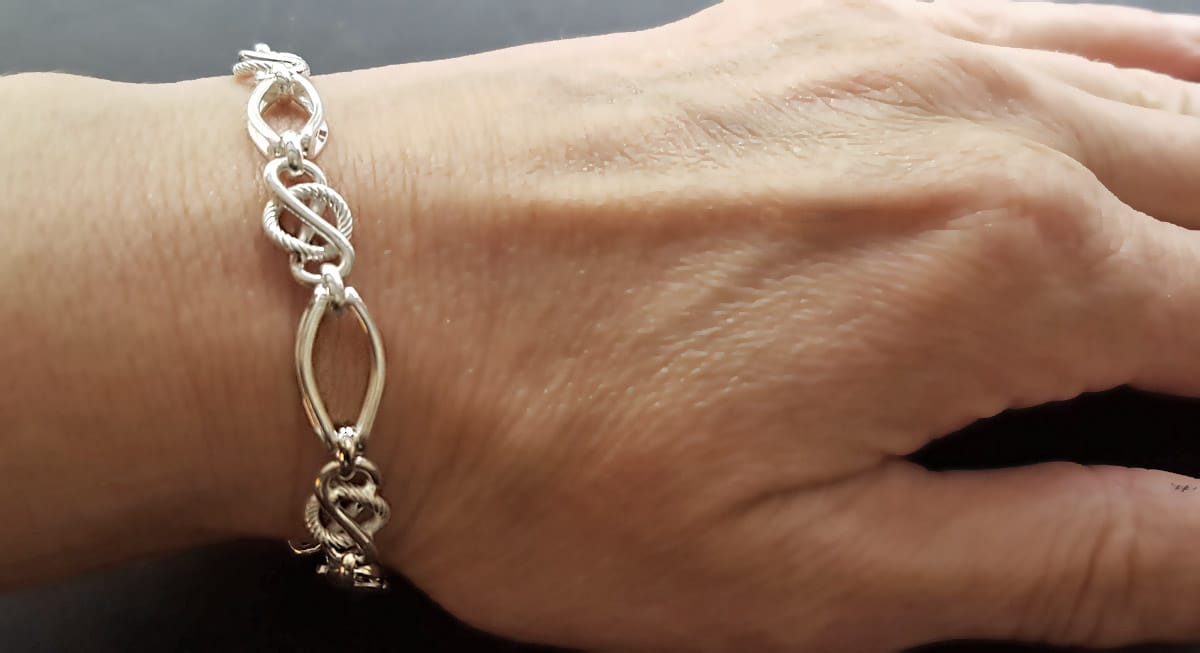 Buy 92.5 SILVER KNOTWORK BRACELET Sterling Silver Knotwork Bracelet, Celtic  Bracelet, Pagan Bracelet, Celtic Style, Pagan Online in India - Etsy
