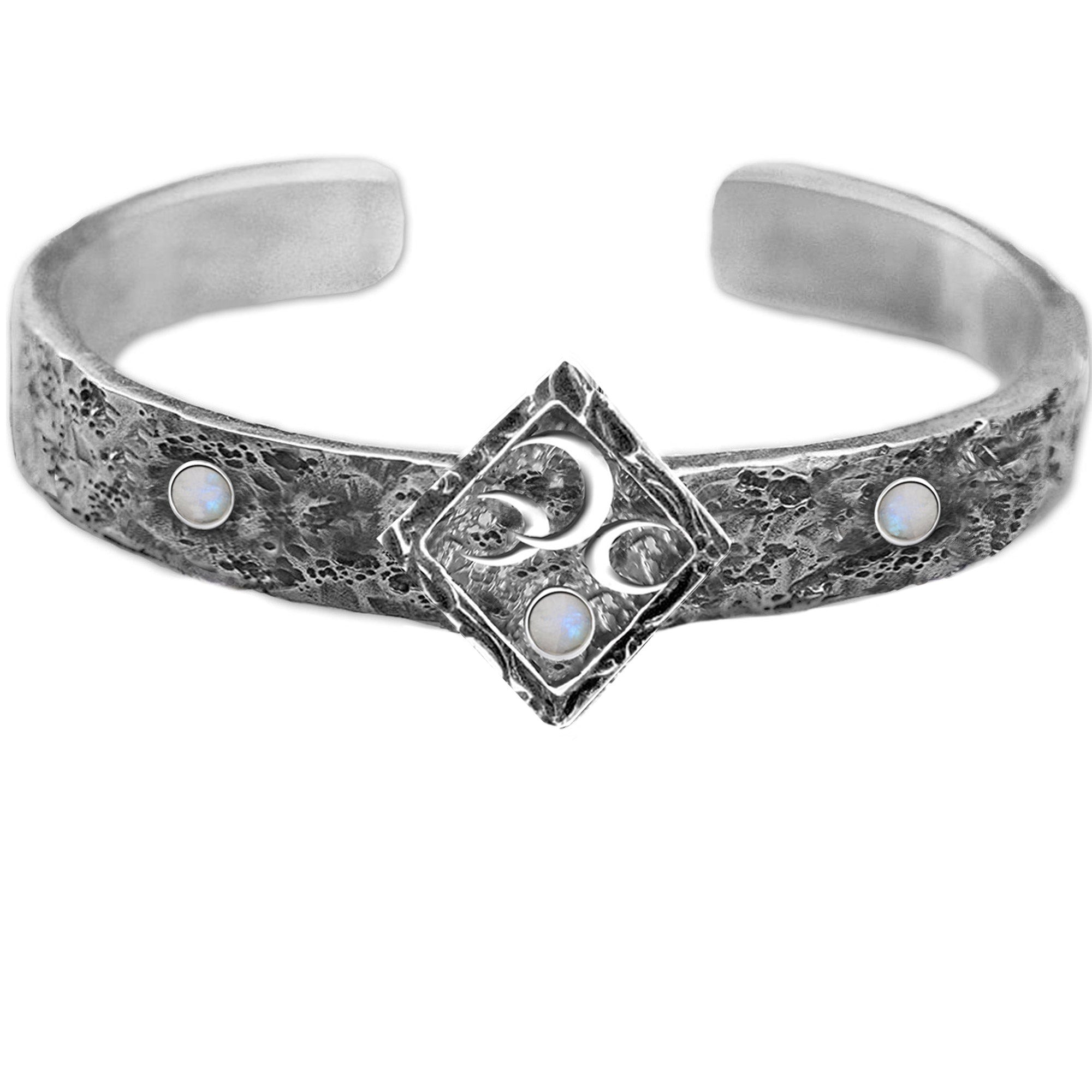 Gothic hot sale silver bracelets