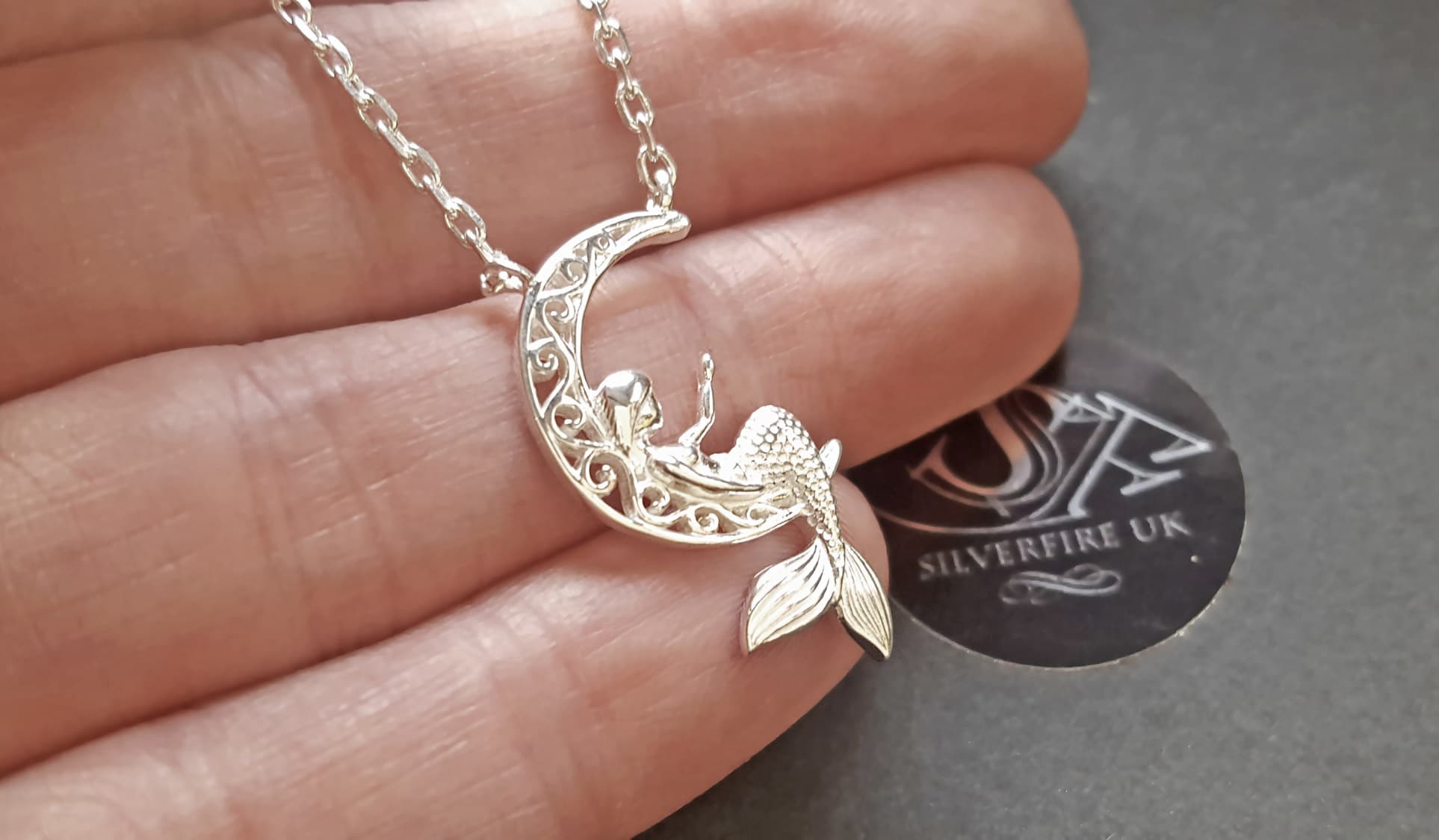 Mermaid 2025 moon necklace