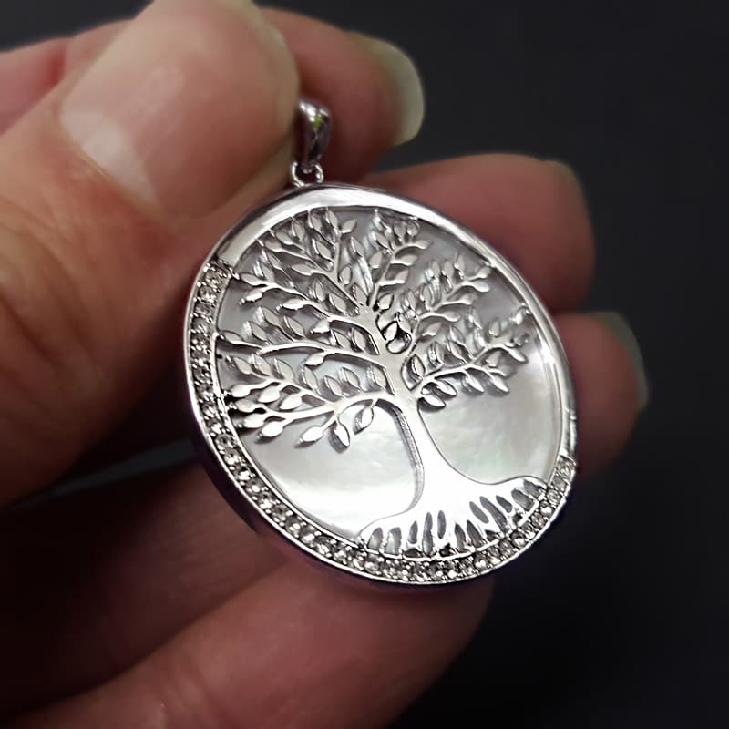 Brass Tree of Life Pendant Necklace - DharmaShop